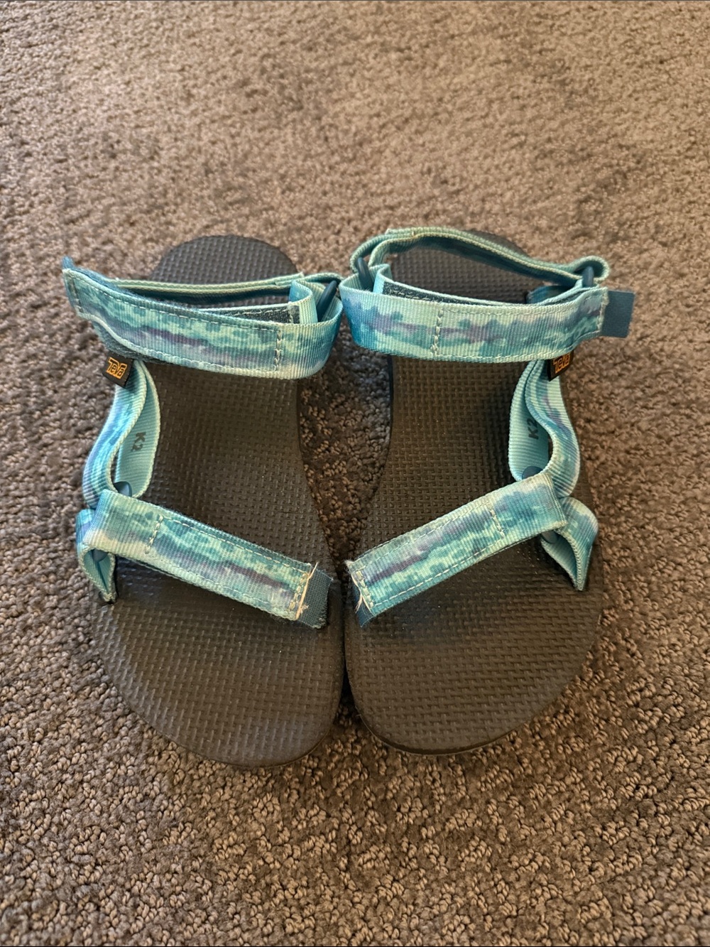 Teva Teal Tie-Dye Strap Sport Sandals